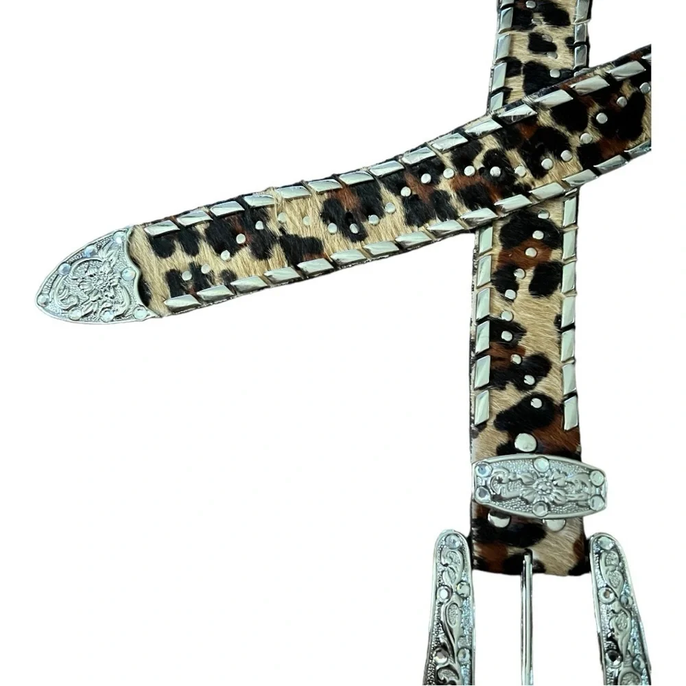Vintage‎ Animal Print Leather Belt